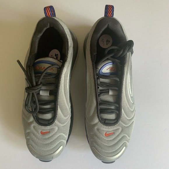 Nike Other - Nike Air Max 720 GS Metallic Silver Running Shoe A